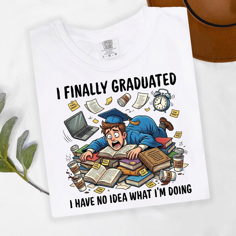 I Finally Graduated Shirt, Funny Graduation Gift, Class of 2026 Tee ...