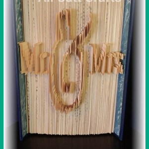 Mr. & Mrs - Book Folding Pattern (Cut and Fold) Needs 540 page book