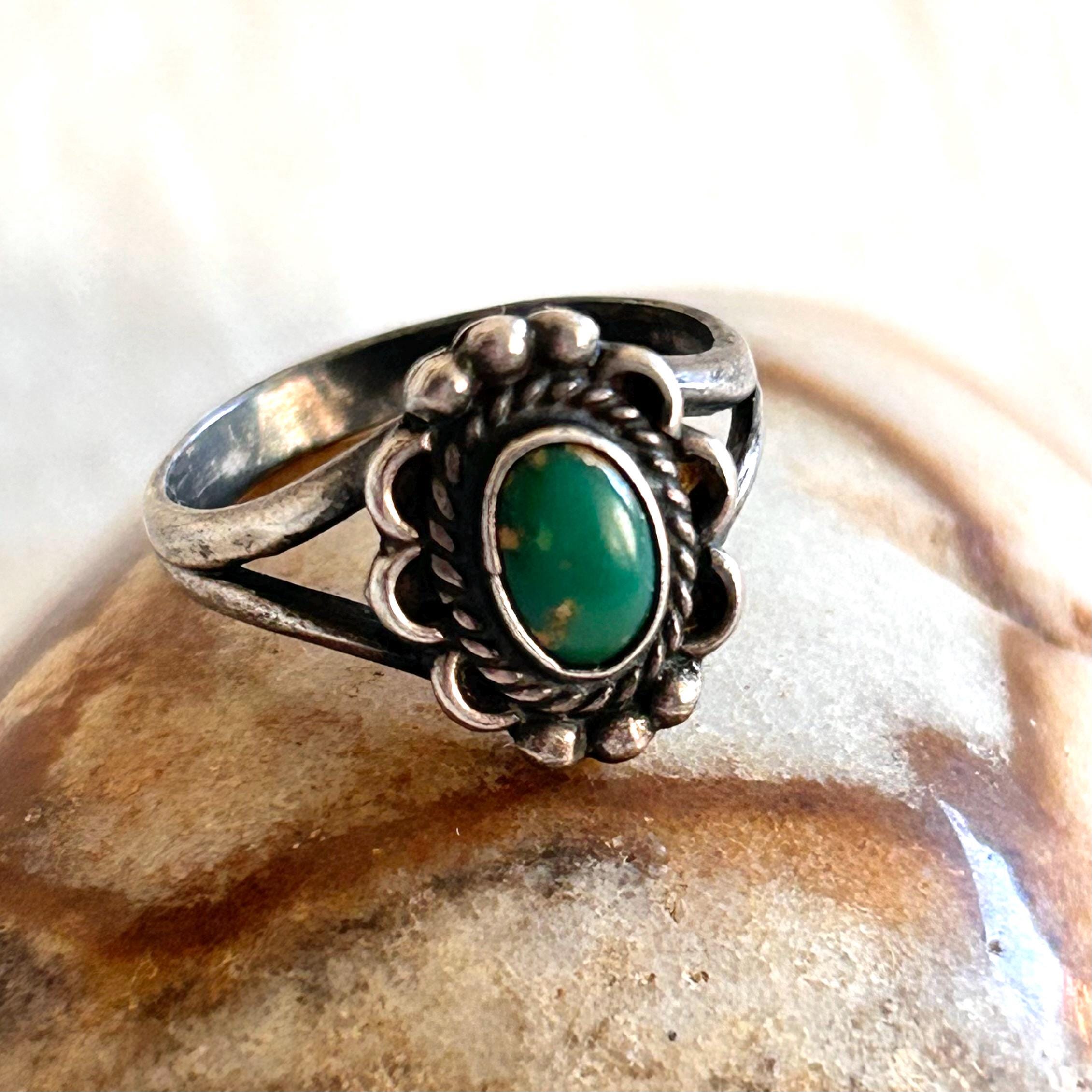 Bell Turquoise Ring - Etsy