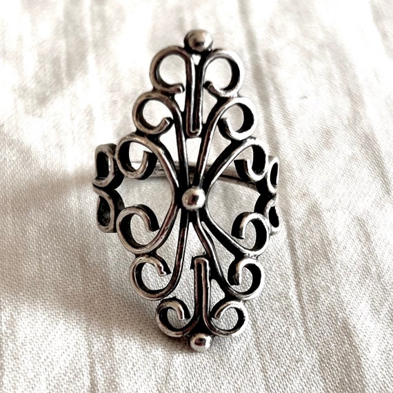 925 Sterling Silver Vintage Mexico Braided / Woven Rotating Band Ring Size  13.5 - Etsy UK