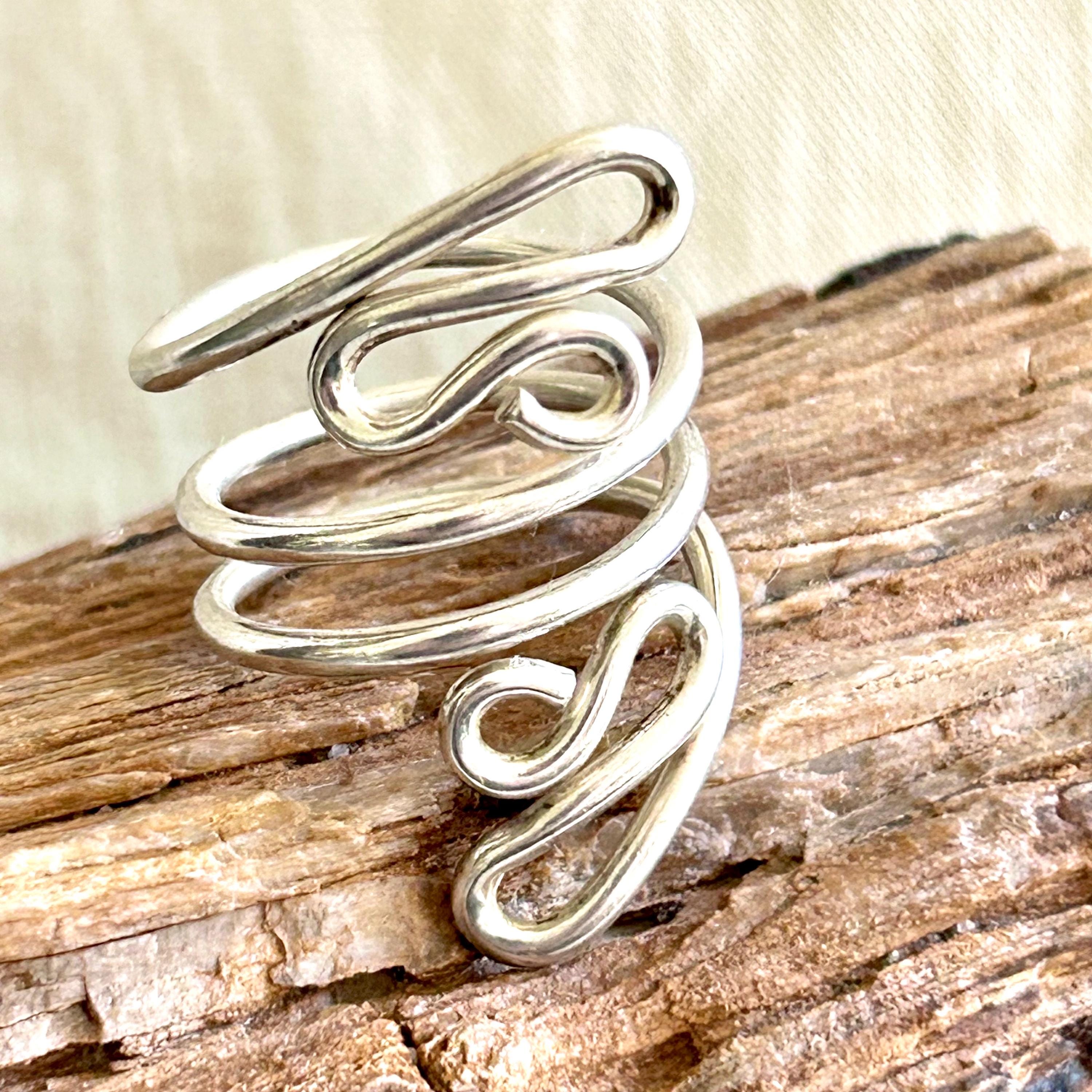 Taxco Sterling Silver Wrap Ring - Etsy
