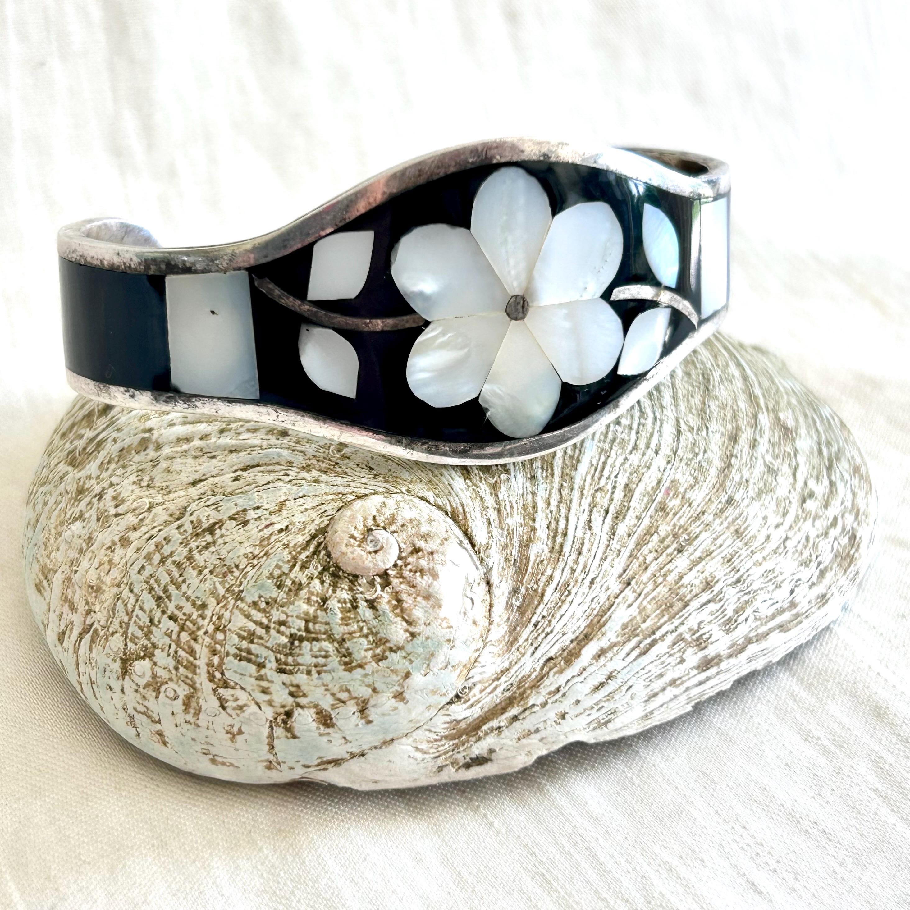 Silver Bracelet 80s Mexico - Etsy