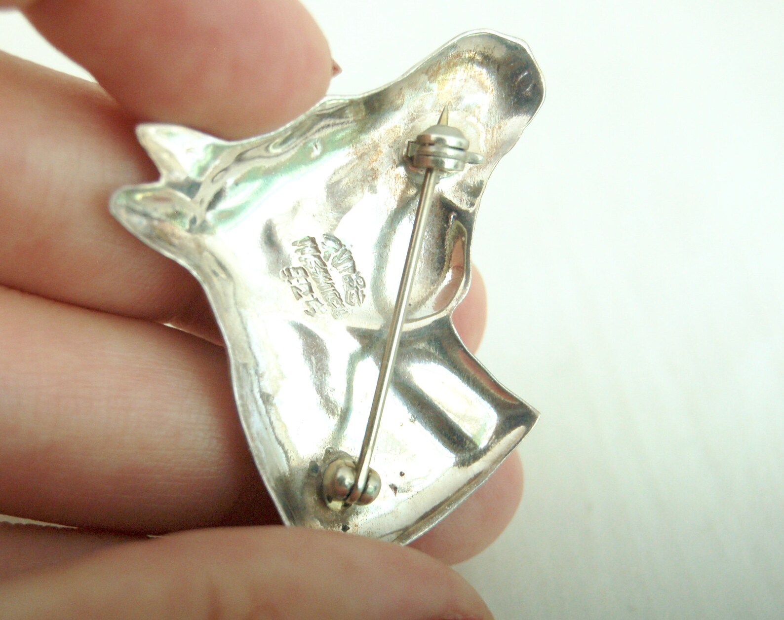Vintage Horse Brooch Pin Mexican Sterling Silver Horse Head Etsy