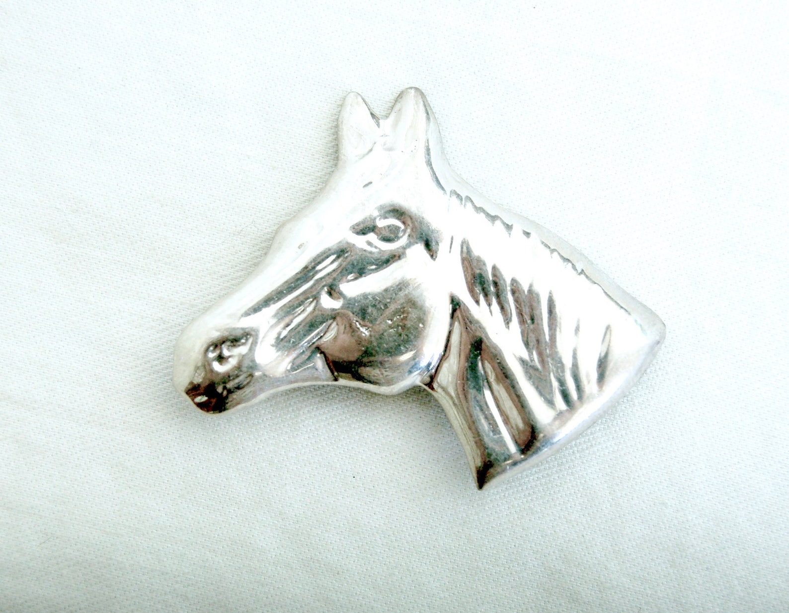 Vintage Horse Brooch Pin Mexican Sterling Silver Horse Head Etsy