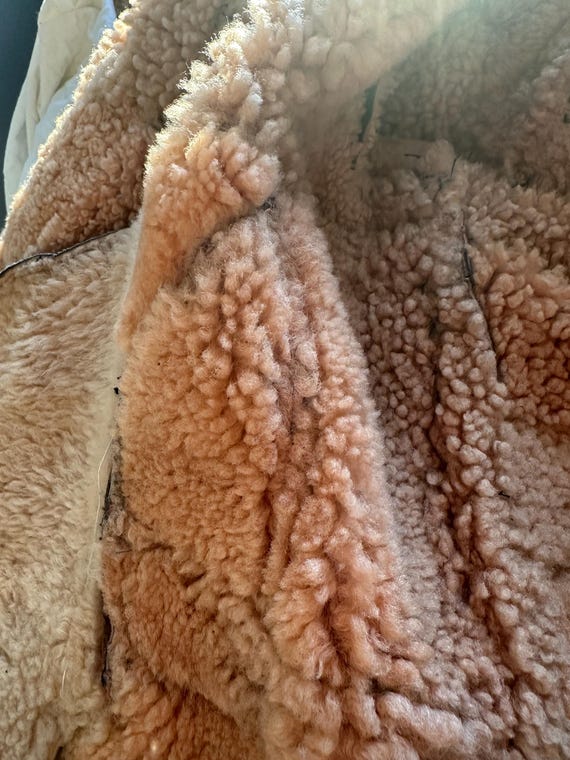 Vintage Patchwork Shearling Jacket | Genuine Lamb… - image 9