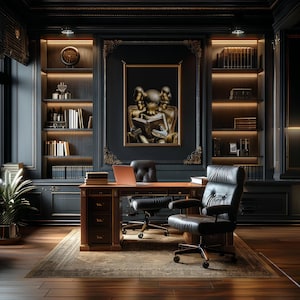 Puede incluir: Un juego de tres tazas de cer&aacute;mica con un esmalte moteado de color crema. Cada taza presenta un dise&ntilde;o pintado a mano diferente: una hoja azul y verde, una flor amarilla y una baya roja. Las tazas tienen una forma simple y redondeada.