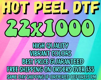 Custom DTF Transfers, Ready to Press, Gang Sheet