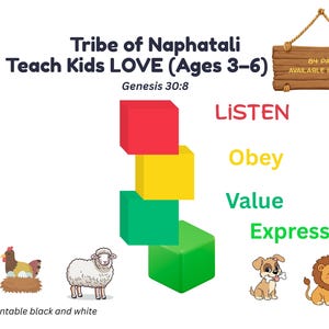 Christian Kids Activities Ages 3-6 LOVE Framework Bible Social Emotional Learning Printable Pack