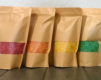 Toddler Preschool Sensory Bin Filler, Rainbow Colored Rice, Rice for Crafts, Sensory Play Rice