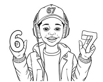 67 Boy Coloring Page