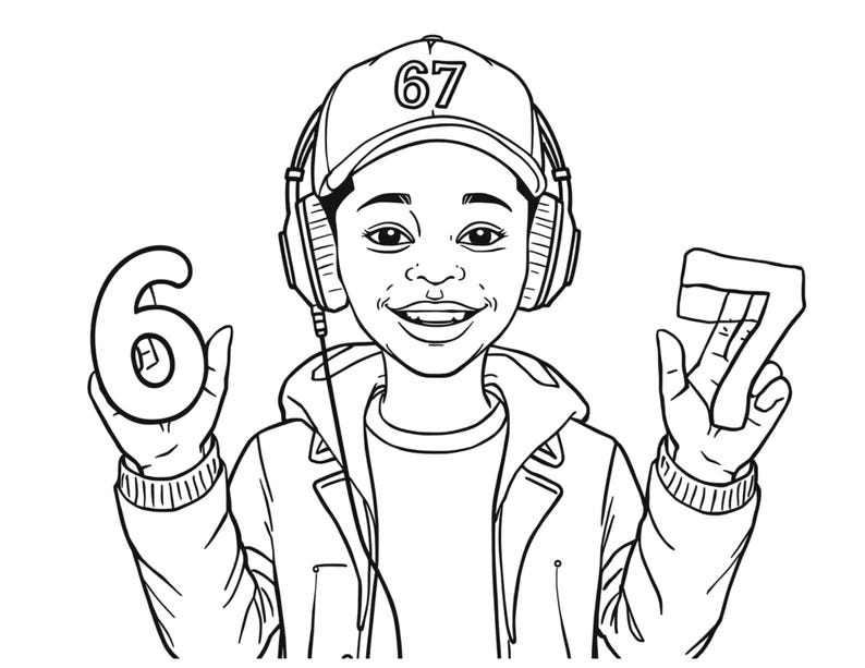 67 Boy Coloring Page - Etsy