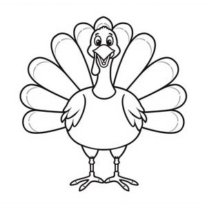 Turkey Coloring Page