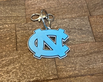 UNC Tar Heels Keychain