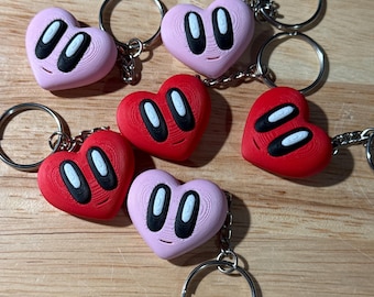 Heart Eyes Keychain