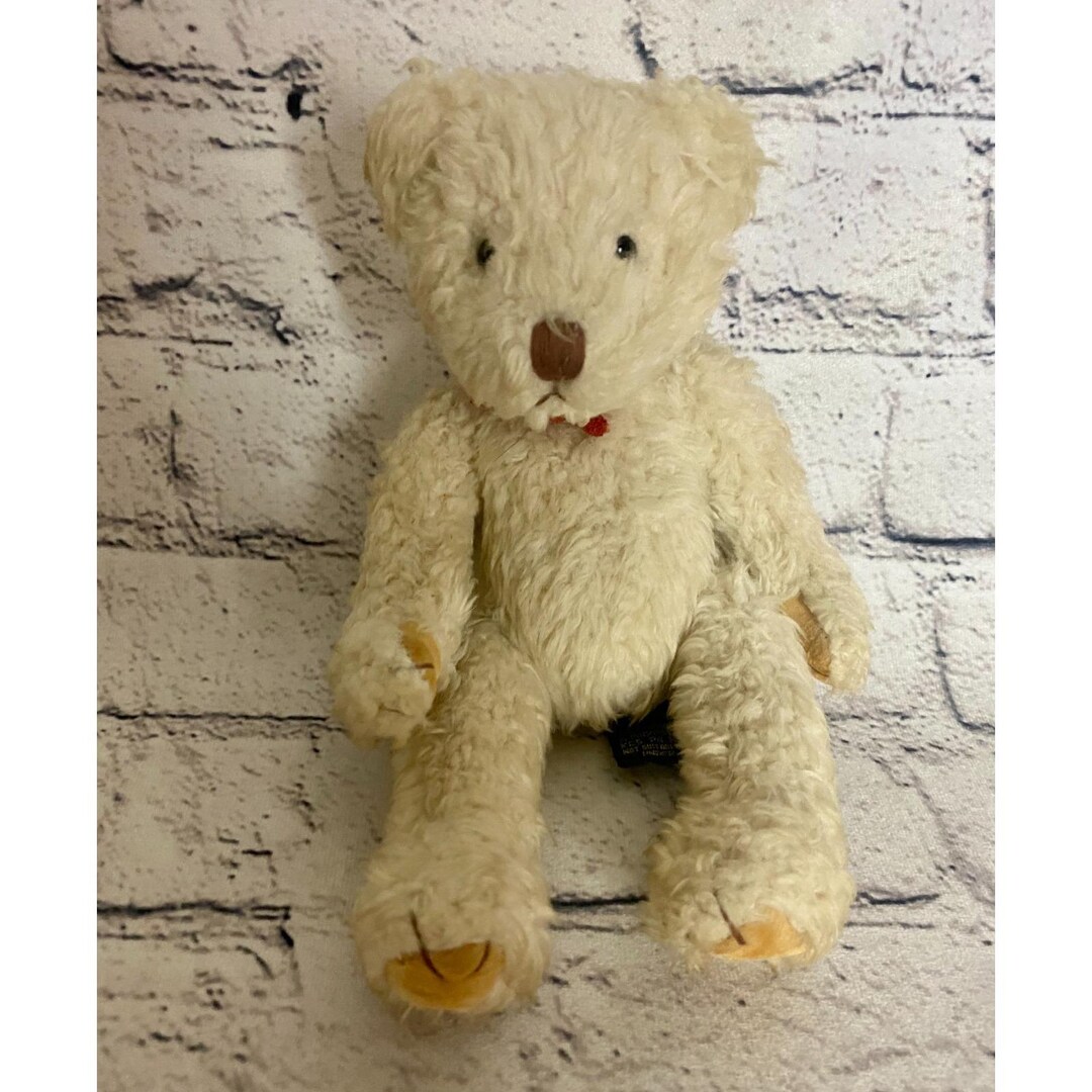 Vintage Russ Kids Beige Plush Teddy Bear Stuffed Animal Toy Collectible ...