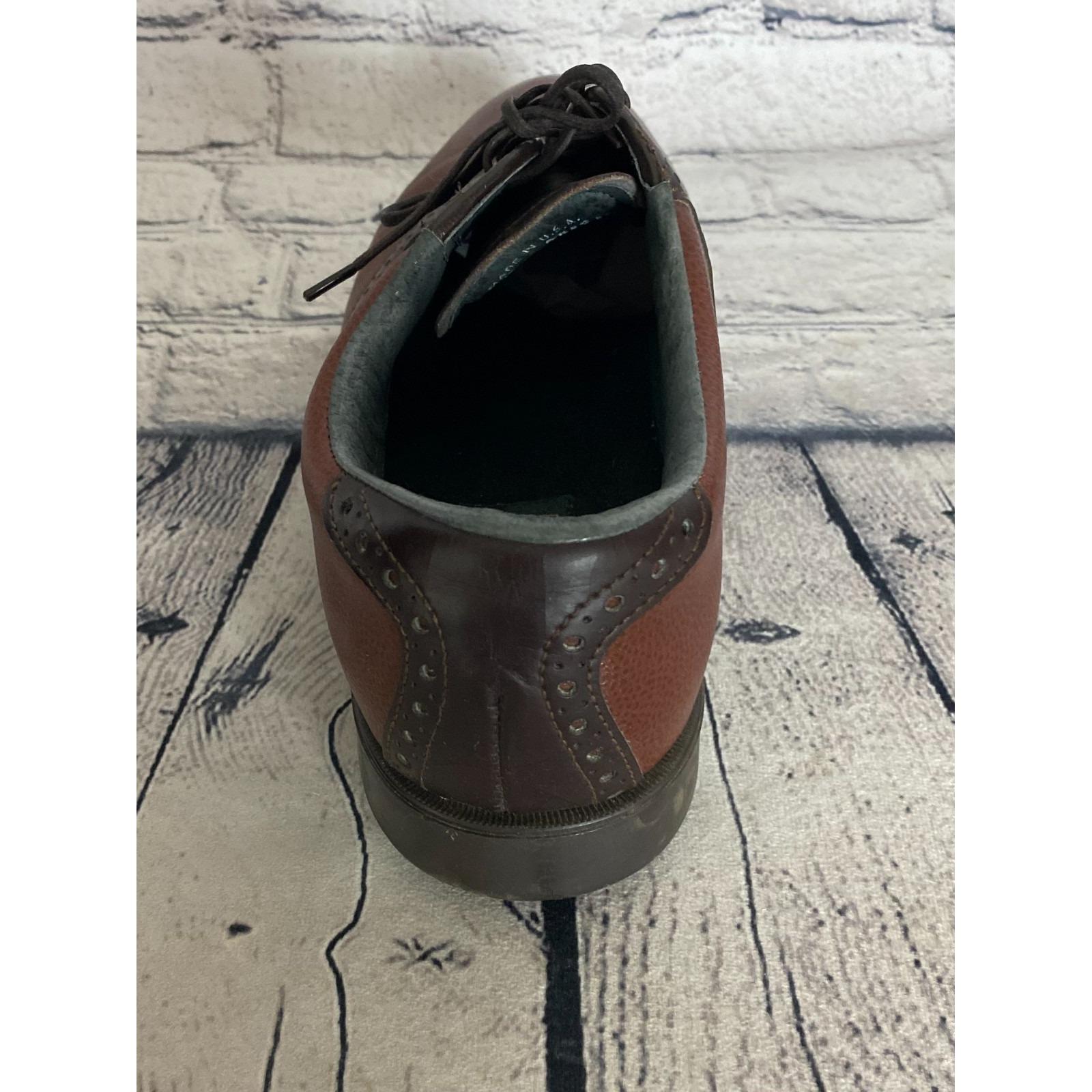 Vintage USA Made Dexter Two Tone-Saddle Oxfords Spectator Shoes size Mens 9.5 Dexter Oxfords Dress Shoes for Men for sale | eBay main image 3