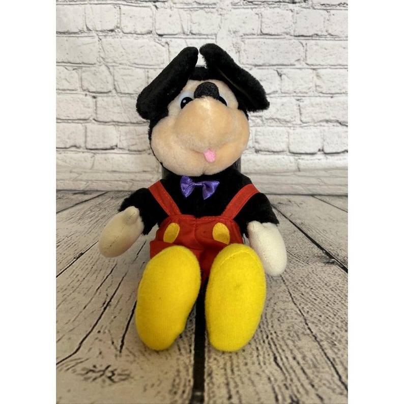 vintage applause mickey mouse plush image 1