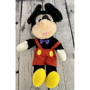 vintage applause mickey mouse plush image 2