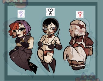 PRE ORDER - Reagent Skins Keychains - The Outlast Trials