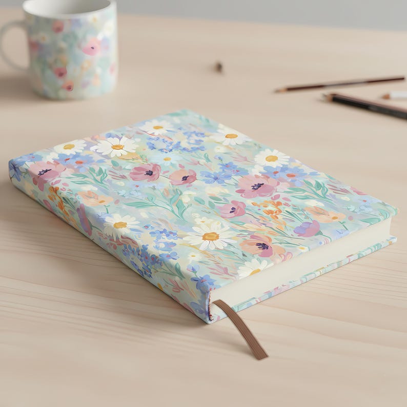 Seamless Wild Flowers Watercolor Pattern for Textile Print image 6