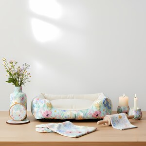 Seamless Wild Flowers Watercolor Pattern for Textile Print image 12