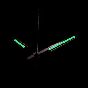 Classic Baton Watch Hands Set for NH35 NH36 Movement | Polished Finish | Green Lume | Silver, Gold, Rose Gold | Professional Mod Parts image 6