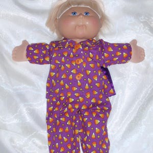 Cabbage Patch Assorted Print Flannel or Cotton Pajamas, Baby Alive Pajamas, 16"-18- Doll Pajamas, Birthday Present, Christmas Present