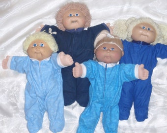 Cabbage Patch Assorted Colors Sleeper Pajamas, Baby Alive Pajamas, 16"-18- Doll Pajamas, Christmas Present,
