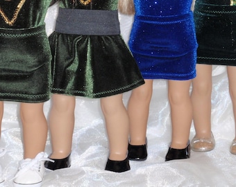18 Inch Doll Assorted Skirts, 18" Doll Clothes, AG Doll Clothes, Girl Doll Clothes, Birthday Present for Girl