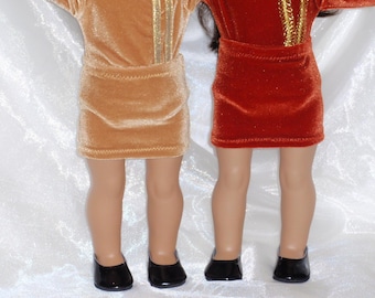 18 inch poppen geassorteerde rokken, 18 inch poppenkleertjes, AG poppenkleertjes, meisjespoppenkleding, verjaardagscadeau voor meisje