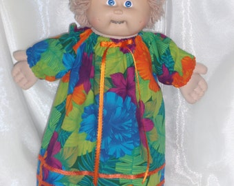 Cabbage Patch Assorted Print Nightgowns, Baby Alive Pajamas, 16"-18- Doll Pajamas, Christmas Present,