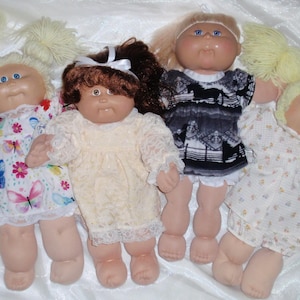Vestido Cabbage Patch con estampado variado, ropa para muñecas de 40 a 45 cm, ropa para muñecas Cabbage Patch, vestido Baby Alive