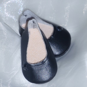 18 Inch Doll Black Matte Mule Shoes, 18&quot; Doll Clothes, AG Doll Clothes, Girl, Doll Clothes