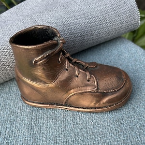 Bronze Plated Baby Shoe - #3