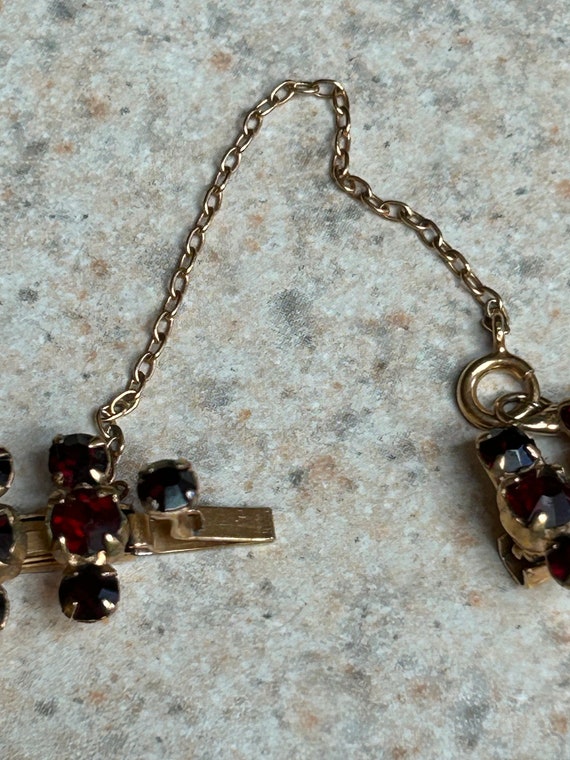 Vintage Rhinestone Choker Necklace - image 3