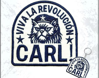 Viva La Revolucion Carl Patch Princess Bookish Fantasy Reader Embroidered Patches - Embroidered Keychain Sew On Iron On