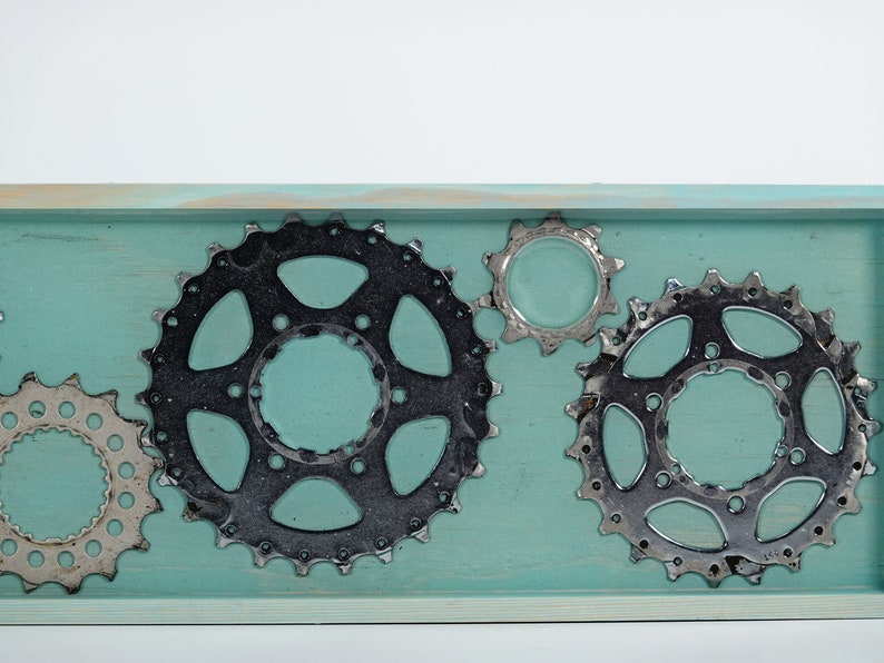 Bicycle Part Art Upcycled Bike Art Wall Hanging , Bike Art, Bicycle