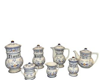 Juego de botes vintage Royal Sealy Heritage de 7 piezas, década de 1950.