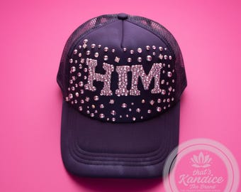 HEM aangepaste verfraaide truckerpet | Handgemaakt | De Glam'More-collectie van @thatkandice