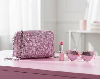 Glam Kors Strass Crossbody™ (Upcycled/PreLoved) | Handgemaakt | De Glam'More-collectie van @thatskandice