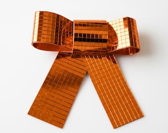 De 'Disco Gold'-strikstropdas™ | Handgemaakt | De Glam'More-collectie van @thatskandice