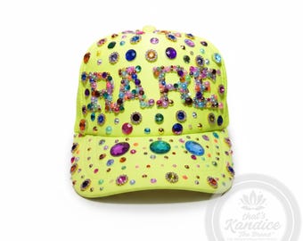 ZELDZAME op maat verfraaide truckerpet | Handgemaakt | De Glam'More-collectie van @thatkandice