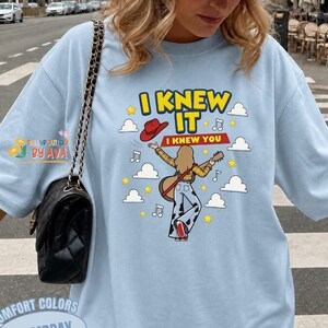 Comfort Colors I Knew It, I Knew You Toy Story 5 T-Shirt, Toy Story 13 Cloud Summer Beach Shirt, Gift For Music Fan, Music 2026 Tshirt image 1