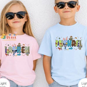 Custom Disneyland Zootopia 2 Characters Shirt, Judy Hopps Nick Wilde Gary DeSnake Tee, Disneyland Family Trip, Zootopia 2 Birthday image 1