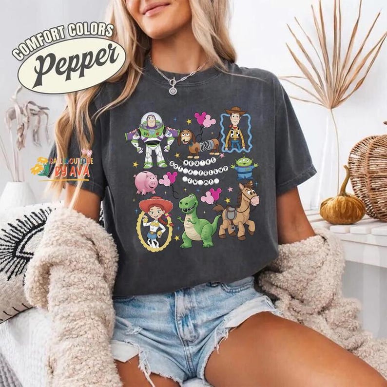 Coquette Disneyland Toy Story You've Got A Friend In Me Shirt, Toy Story Characters Tee, Family Matching Shirt, Disneyland Trip Shirt bild 3