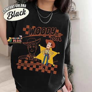 Retro Disneyland Pixar Toy Story Zootopia Peter Pan Tinker Bell Nemo All Characters Checkered Signature Shirt, Personalized Group Matching image 6