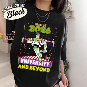 Disneyland Grad 2026 Shirt, Buzz To Graduation And Beyond Shirt, Toy Story Graduation Shirt, Disneyland End Of School Summer Trip Shirt bild 4