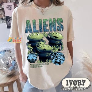 Disneyland Toy Story Aliens Shirt, Retro Alien Toy Story Disneyland WDW Matching Family Shirt, Magic Kingdom, Animal Kingdom Shirt Bild 5