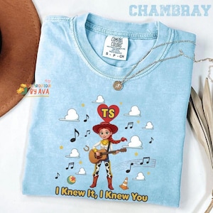 Disney Toy Story 5 I Knew It, I Knew You Music Shirt, Toy Story 5 Movie 2026, Jessie Toy Story 5 Inspired Shirt image 1
