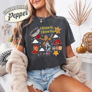 Disneyland Pixar Toy Story 5 I Knew It I Knew You Shirt, Toy Story 5 Shirt, Funny Family Matching Gift, Lilypad Buzz Woody Jessie Toy Story zdjęcie 4
